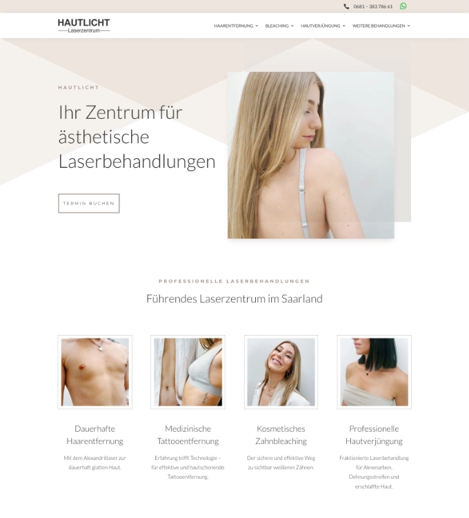 Referenzkunde Beauty Webseite Relaunch und SEO