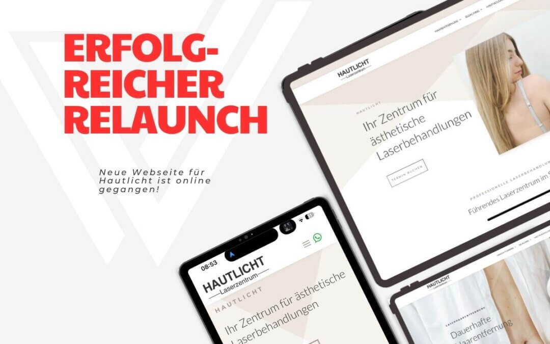 Website-Relaunch mit SEO & Mobile first für Hautlicht Saarbrücken